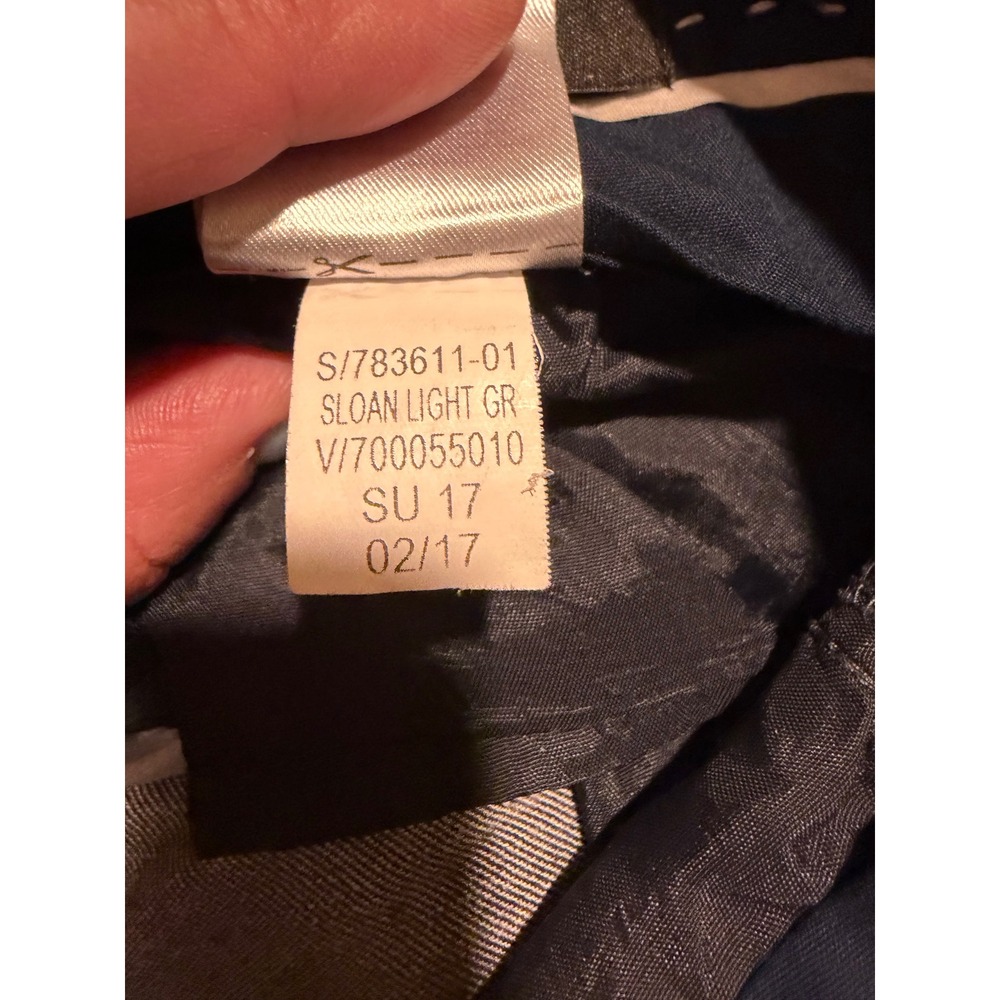Banana Republic Sloan‎ Light Gray Slim Cropped Dress Pants 783611-01 Womens 14 - Picture 6 of 7